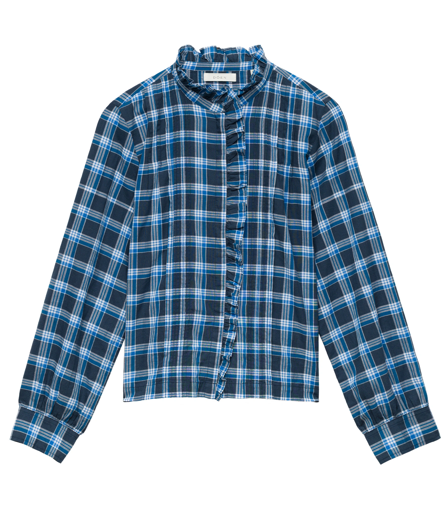 Doen Barrett Top in Valmont Plaid Doen Barrett Top in Valmont Plaid | Blouses | Coveti