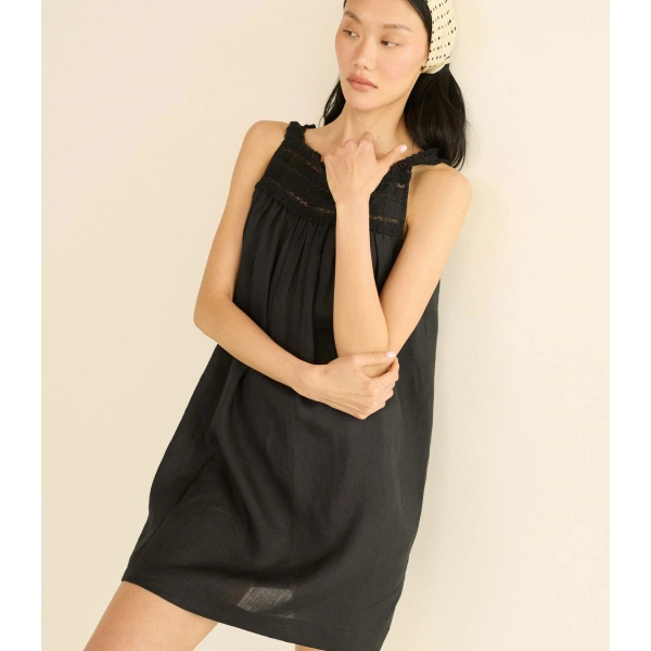 Doen Bea Dress in Black | Mini Dresses | Coveti, view 3