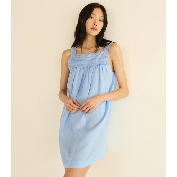 Doen Bea Dress in Bluejay | Mini Dresses | Coveti, view 2