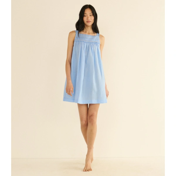 Doen Bea Dress in Bluejay | Mini Dresses | Coveti, view 3