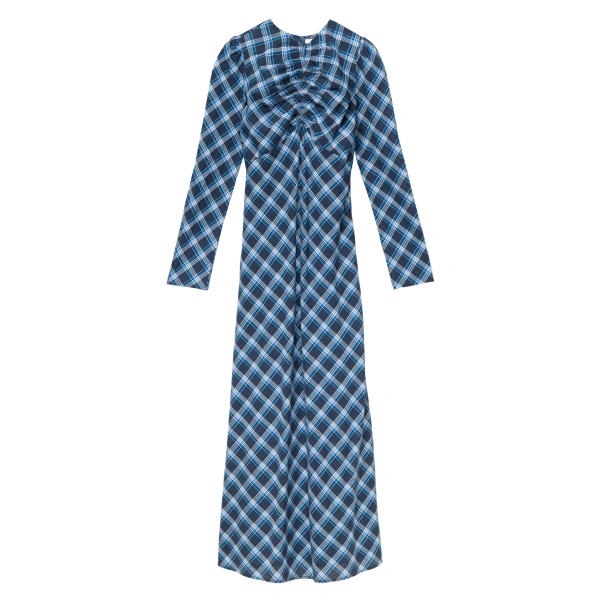 Doen Begonia Dress in Valmont Plaid | Midi Dresses | Coveti