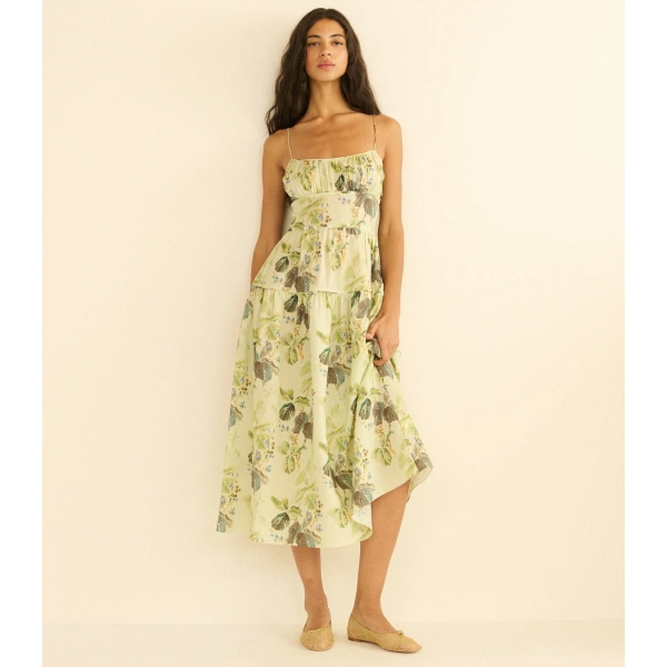 Doen Benoit Dress in Floraison de Mûres | Maxi Dresses | Coveti, view 2