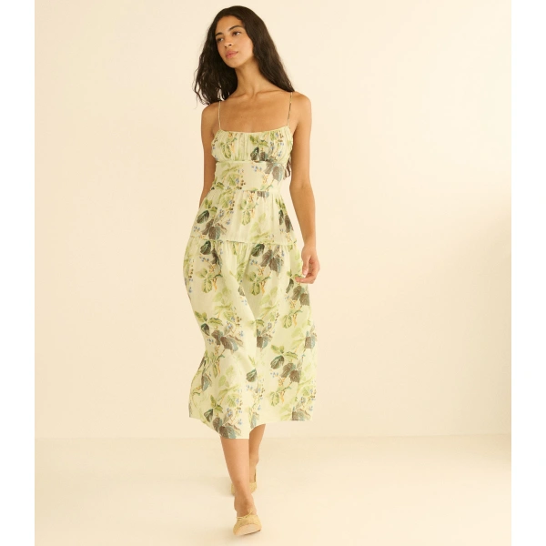 Doen Benoit Dress in Floraison de Mûres | Maxi Dresses | Coveti, view 4