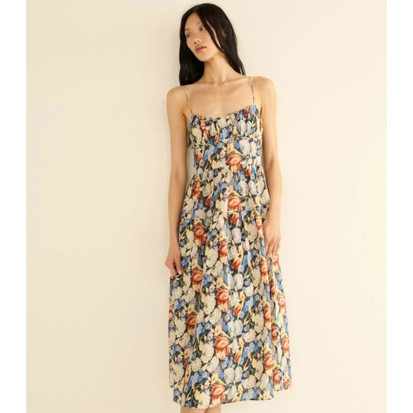 Doen Benoit Dress in Petit Jardin de Villandry | Maxi Dresses | Coveti, view 4
