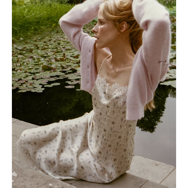 Doen Bethilde Dress in Camellia Bloom | Midi Dresses | Coveti, view 6