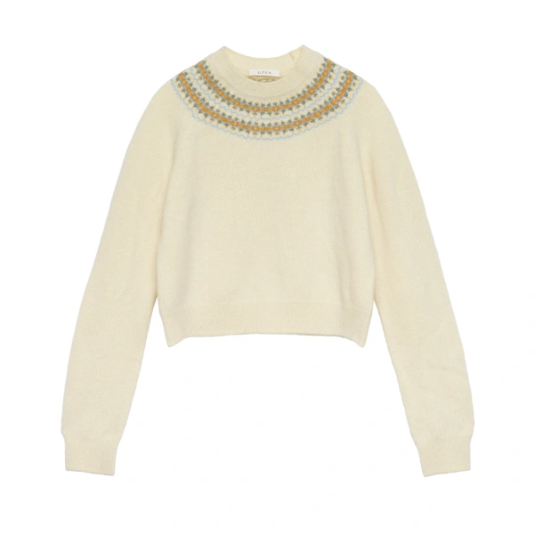 Boniface Sweater in Gateau Annecy Fair Isle