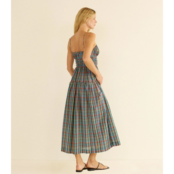 Doen Brielle Dress in Alderbrook Plaid | Midi Dresses | Coveti, view 5