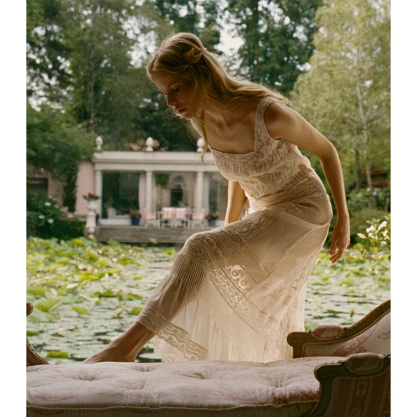 Doen Calanthe Dress in Candlelight | Midi Dresses | Coveti, view 3