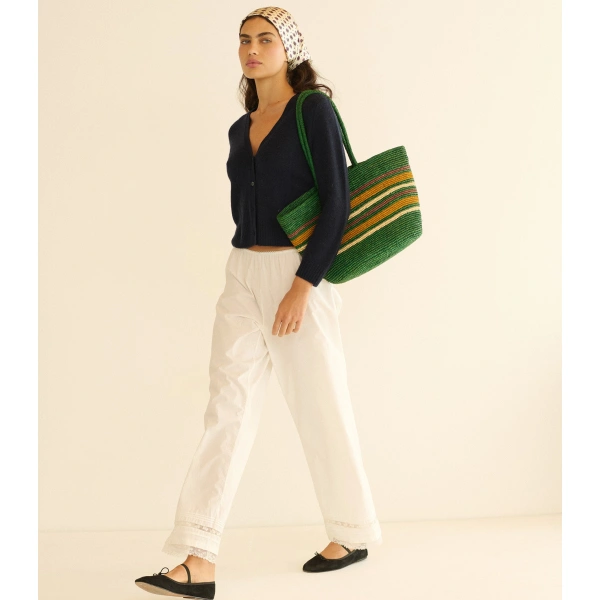 Doen Cameron Cashmere Cardigan in Navy | Cardigans | Coveti, view 6