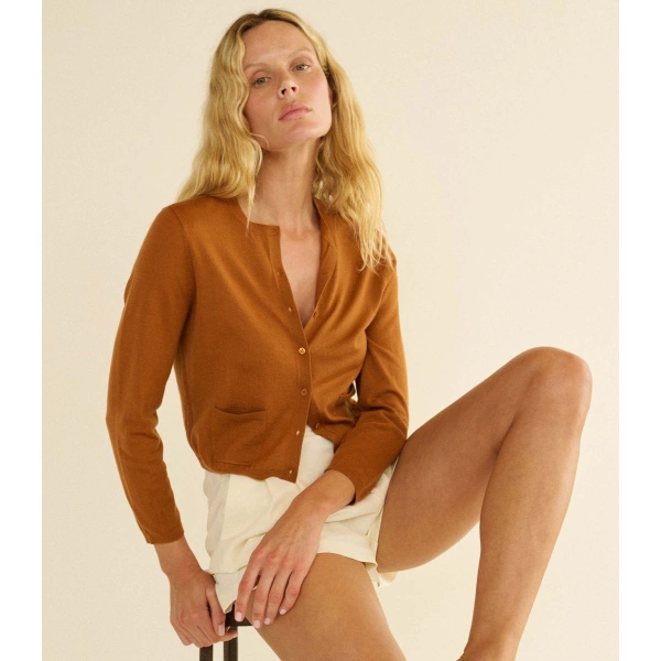 Doen Casmia Cardigan in Coconut | Cardigans | Coveti, view 2
