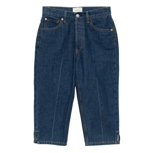 Doen Chantal Capri in Cavalaire Dark Wash | Pants | Coveti