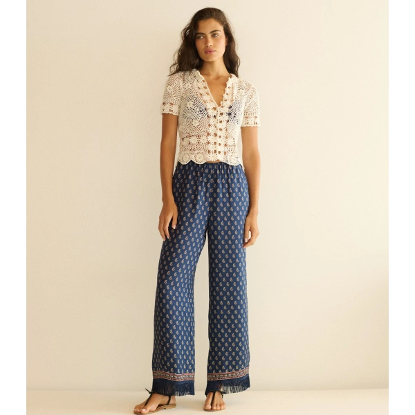 Doen Chrysanthe Top in Pearl | Blouses | Coveti, view 3