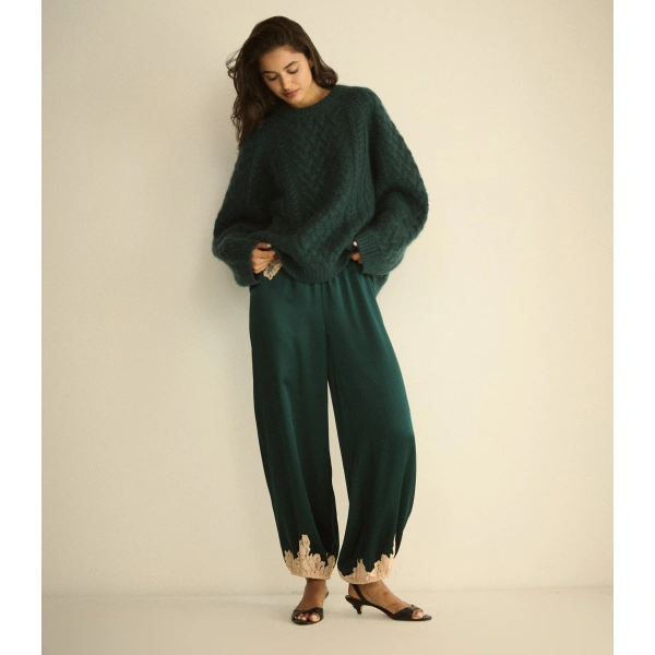 Doen Clarendon Sweater in Sea Cliff | Sweaters | Coveti, view 4