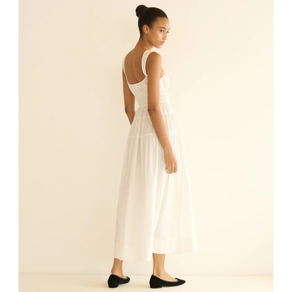 Doen Clover Dress in Salt | Midi Dresses | Coveti, view 5