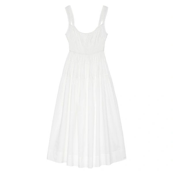Doen Clover Dress in Salt | Midi Dresses | Coveti