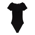 Doen Coleta Bodysuit in Black | Bodysuits | Coveti