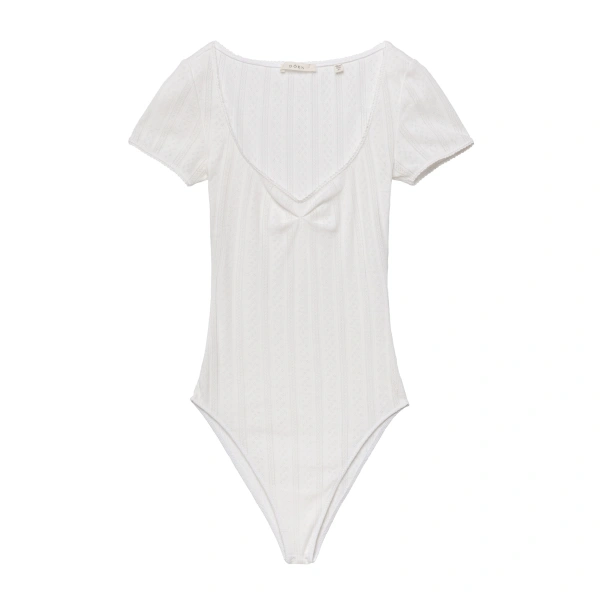 Coleta Bodysuit in Salt