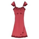 Doen Corielle Dress in Mirage Pink | Midi Dresses | Coveti