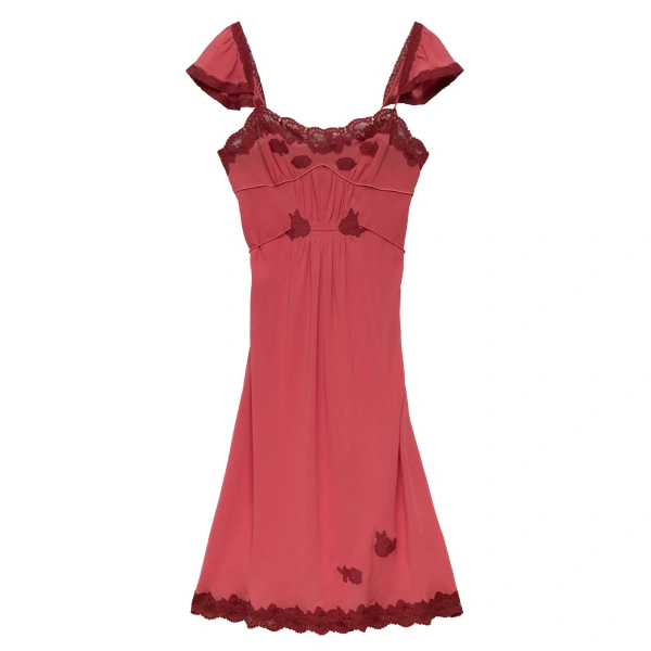 Corielle Dress in Mirage Pink