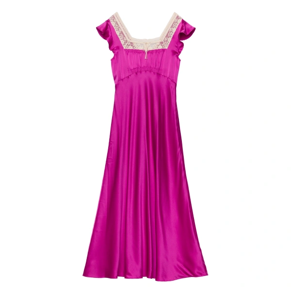 Corina Dress in Magenta