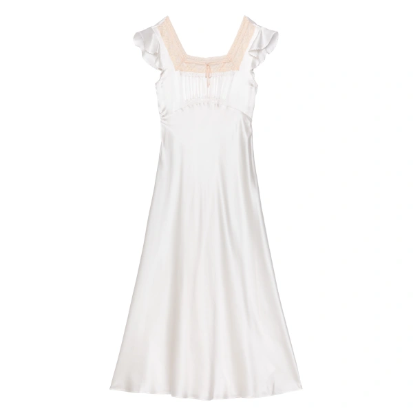 Doen Corina Dress in Salt | Midi Dresses | Coveti