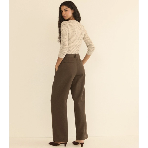 Doen Danae Rib Cardigan in Sabbia Melange | Cardigans | Coveti, view 6