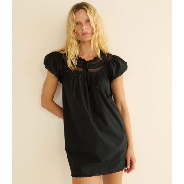 Doen Daphne Dress in Black | Mini Dresses | Coveti, view 2
