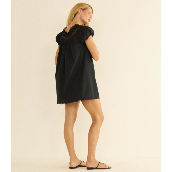Doen Daphne Dress in Black | Mini Dresses | Coveti, view 5