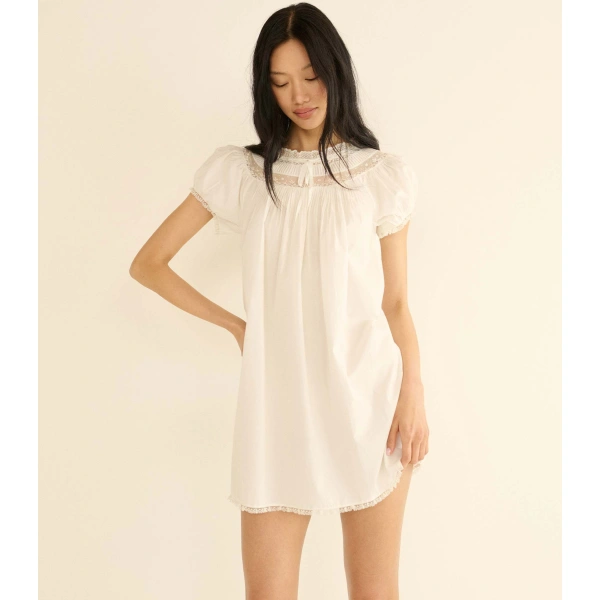 Doen Daphne Dress in Salt | Mini Dresses | Coveti, view 2