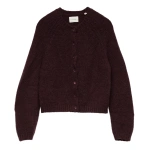 Doen Darcy Cardigan in Red Umber | Cardigans | Coveti
