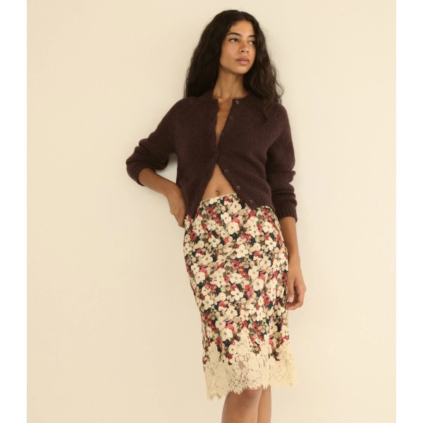 Doen Darcy Cardigan in Red Umber | Cardigans | Coveti, view 5