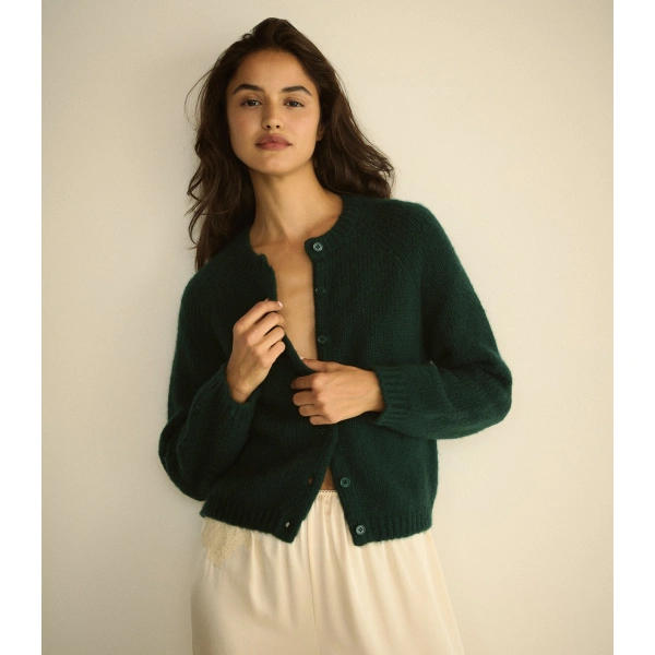 Doen Darcy Cardigan in Scarab | Cardigans | Coveti, view 2