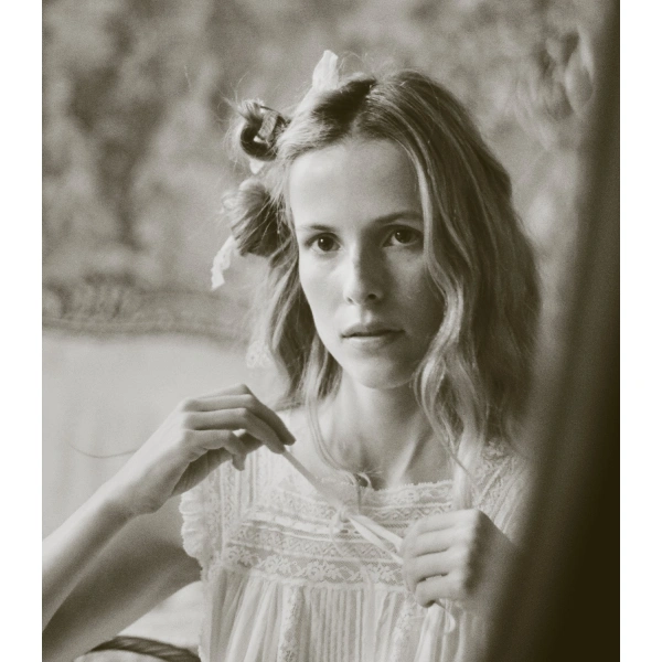 Doen Dashwood Nightgown in Salt | Loungewear | Coveti, view 3