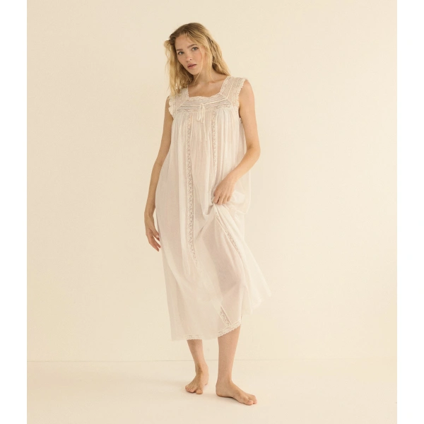 Doen Dashwood Nightgown in Salt | Loungewear | Coveti, view 5