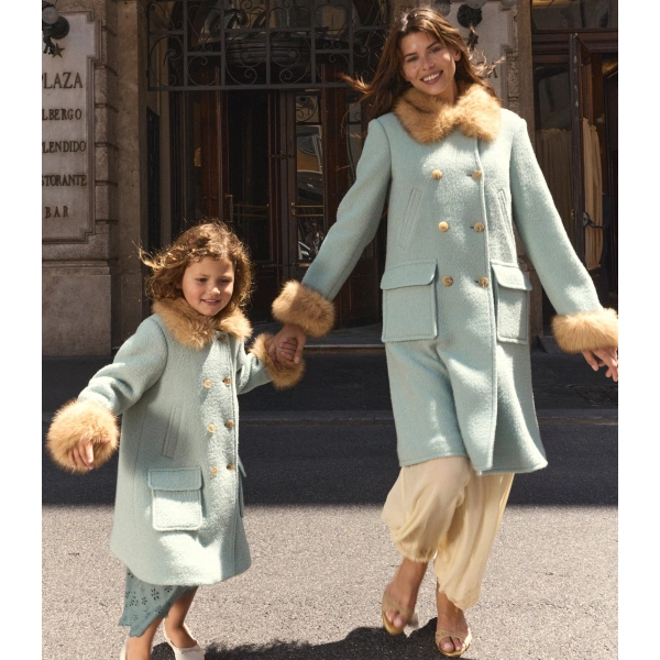 Doen Deneuve Coat in Brighton Fog | Coats | Coveti, view 5