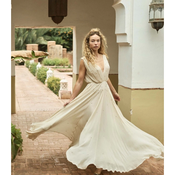 Doen Diamant Dress in Pirouette | Midi Dresses | Coveti, view 2