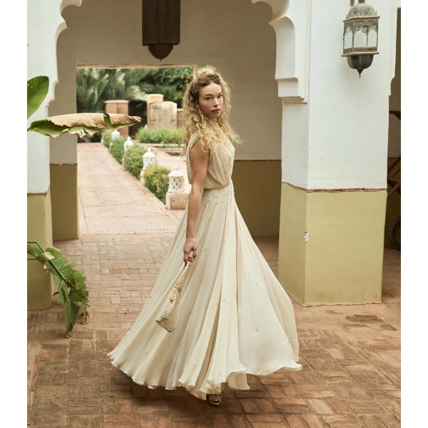 Doen Diamant Dress in Pirouette | Midi Dresses | Coveti, view 4