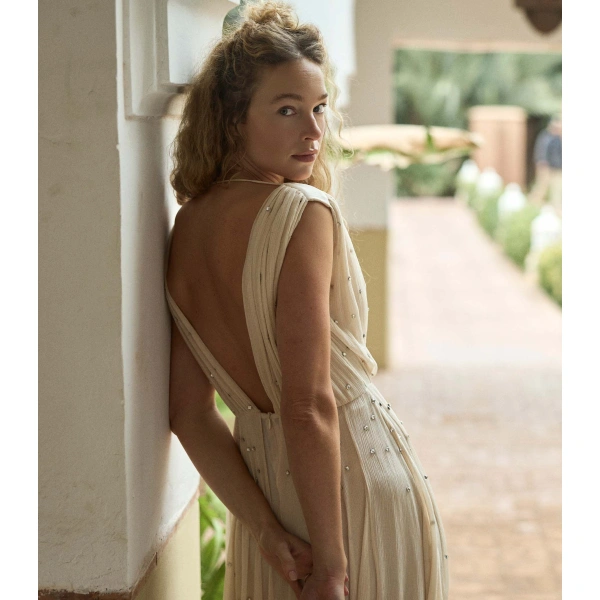 Doen Diamant Dress in Pirouette | Midi Dresses | Coveti, view 6