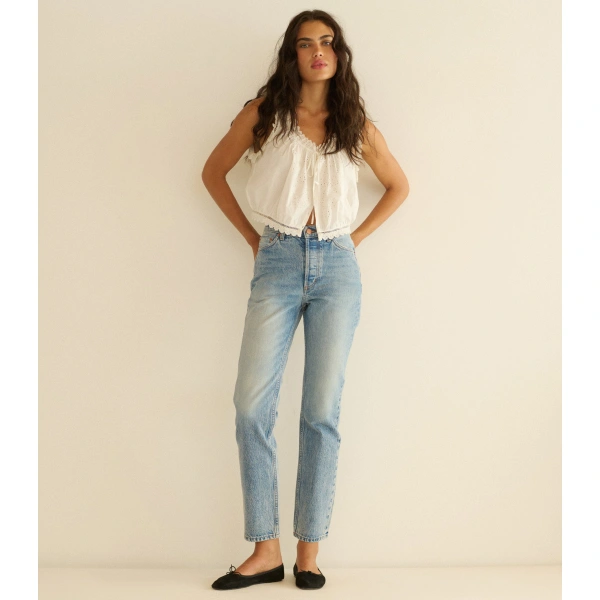 Doen Diana Jean in Chalain Wash | Jeans | Coveti, view 4