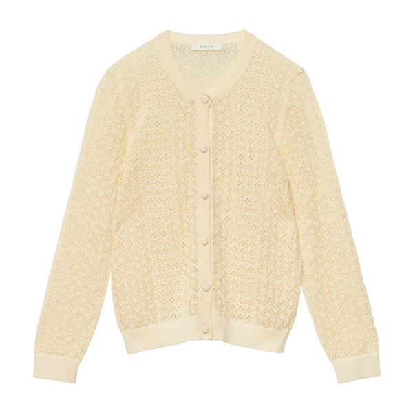 Doen Diane Cardigan in Vanilla | Cardigans | Coveti