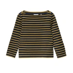 Doen Donnie Tee in Navy Breton Stripe | T-Shirts | Coveti