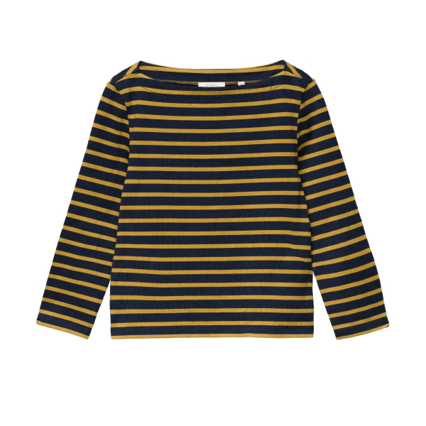 Donnie Tee in Navy Breton Stripe