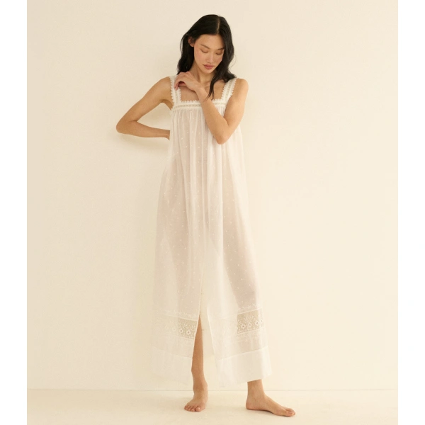 Doen Elarie Dress in Salt | Maxi Dresses | Coveti, view 2