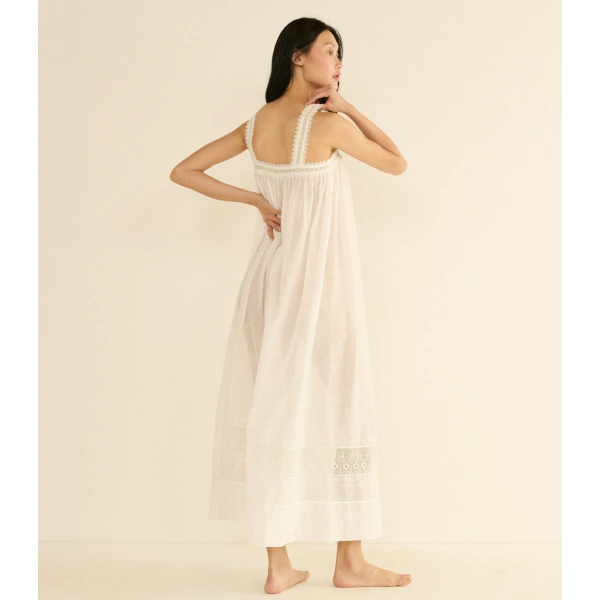 Doen Elarie Dress in Salt | Maxi Dresses | Coveti, view 6