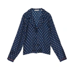 Doen Elene Top in Bleu Taormina Paisley | Blouses | Coveti