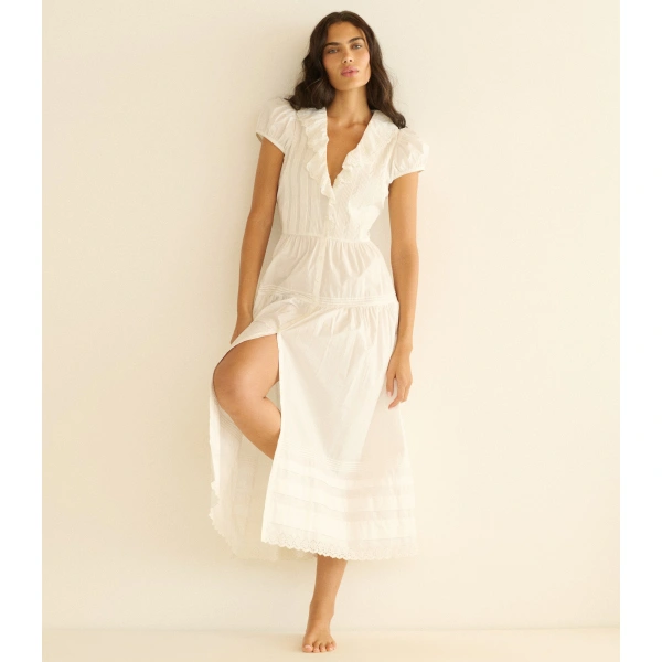 Doen Eliette Dress in Salt | Maxi Dresses | Coveti, view 4