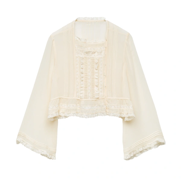 Elodine Top in Sea Salt