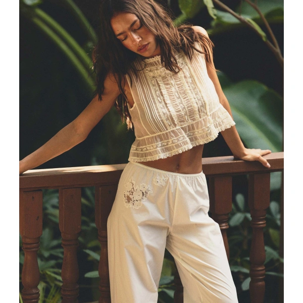Doen Elonie Top in Jasmine | Blouses | Coveti, view 5