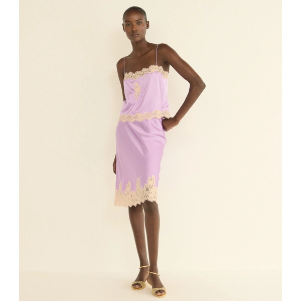 Doen Elowette Skirt in Orchid Blossom | Midi Skirts | Coveti, view 4