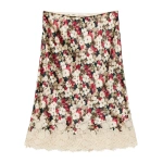 Doen Elowette Skirt in Wildflower Bramble | Midi Skirts | Coveti